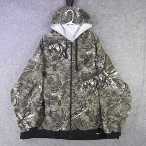 Boulder Creek Hoodie Mens 6XL Big Camouflage Full Zip Thermal Lined Big & Tall